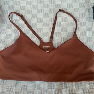 Girlfriend collective lightweight bralette size large